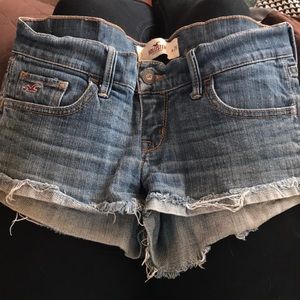 Hollister jean shorts